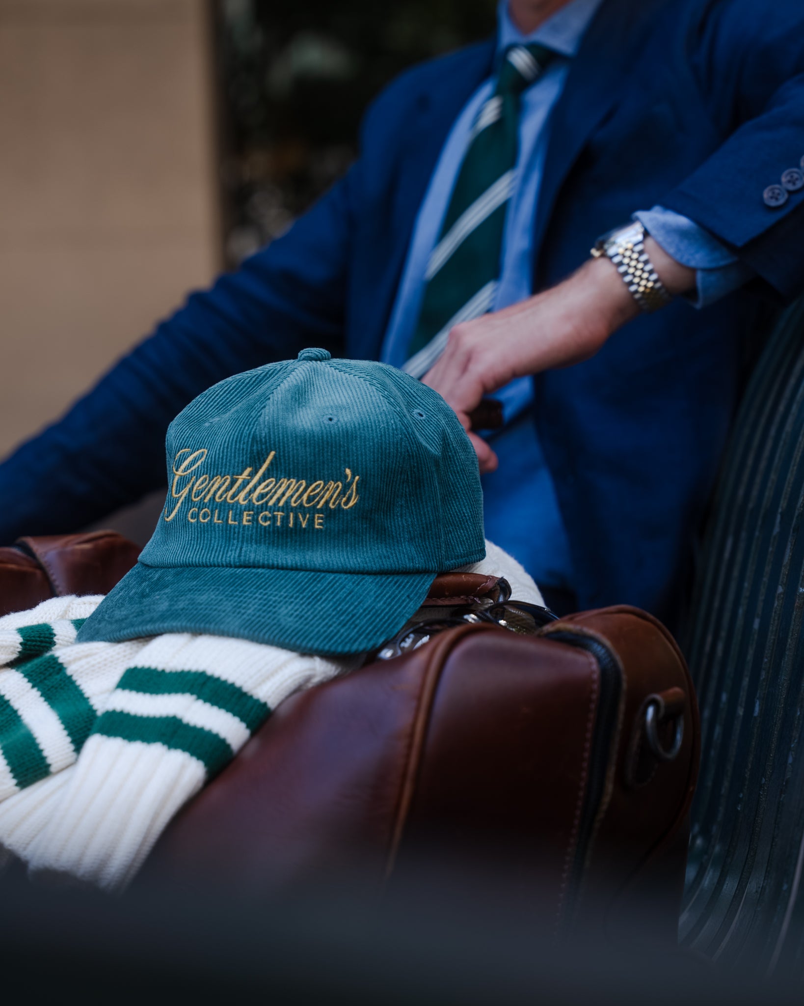 Baseball Cap – Embroidered Corduroy