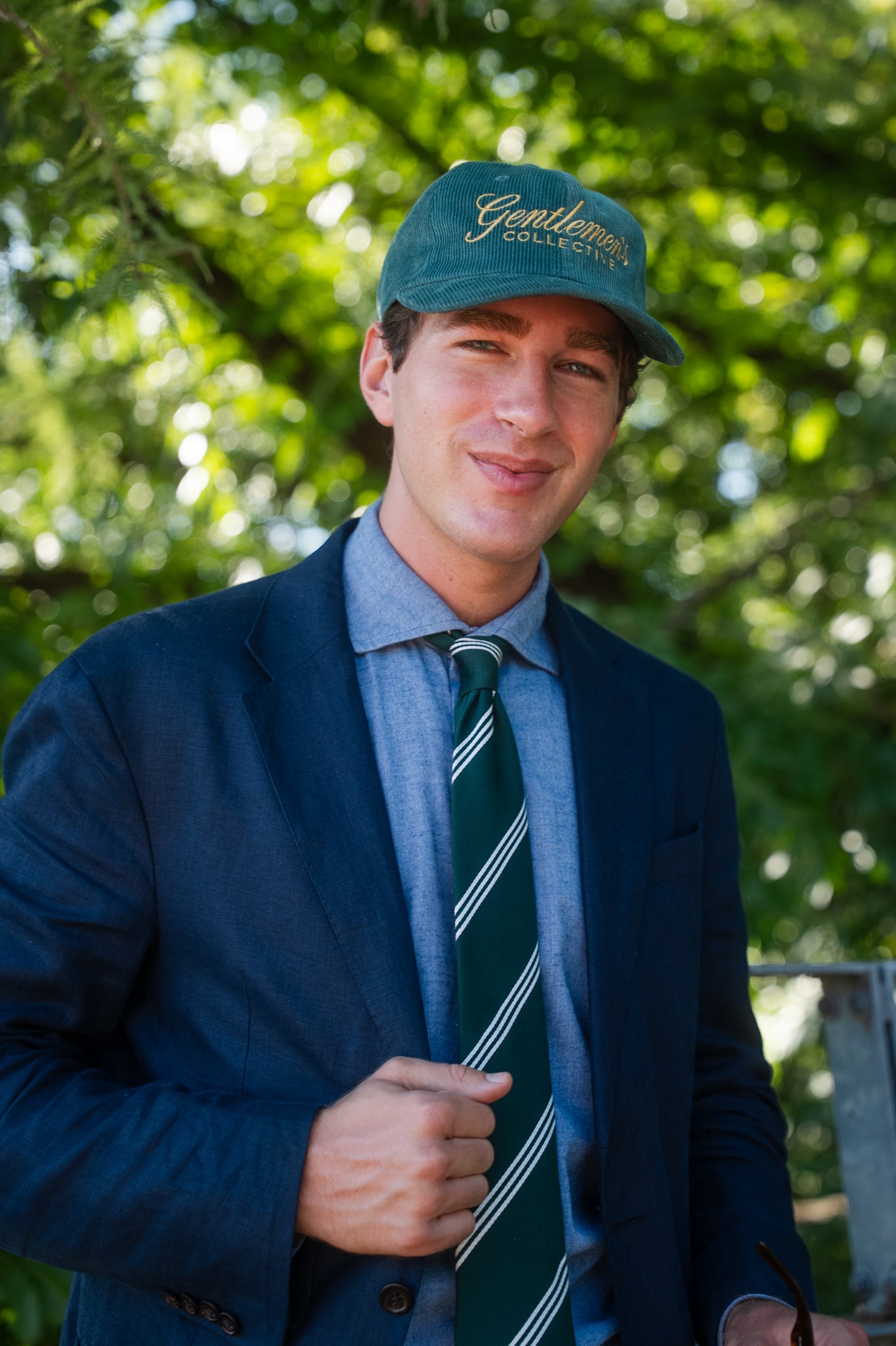 Baseball Cap – Embroidered Corduroy